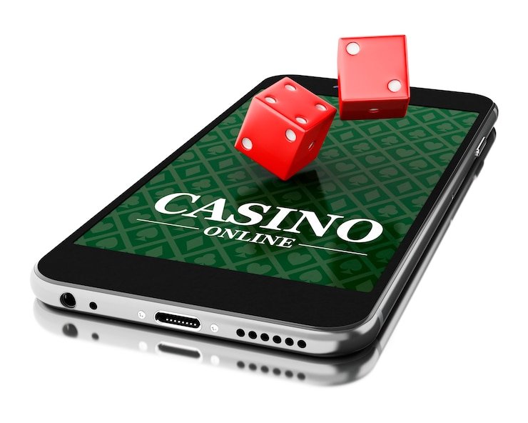 spy slot mobile app interface showing live-dealer blackjack table and account menu